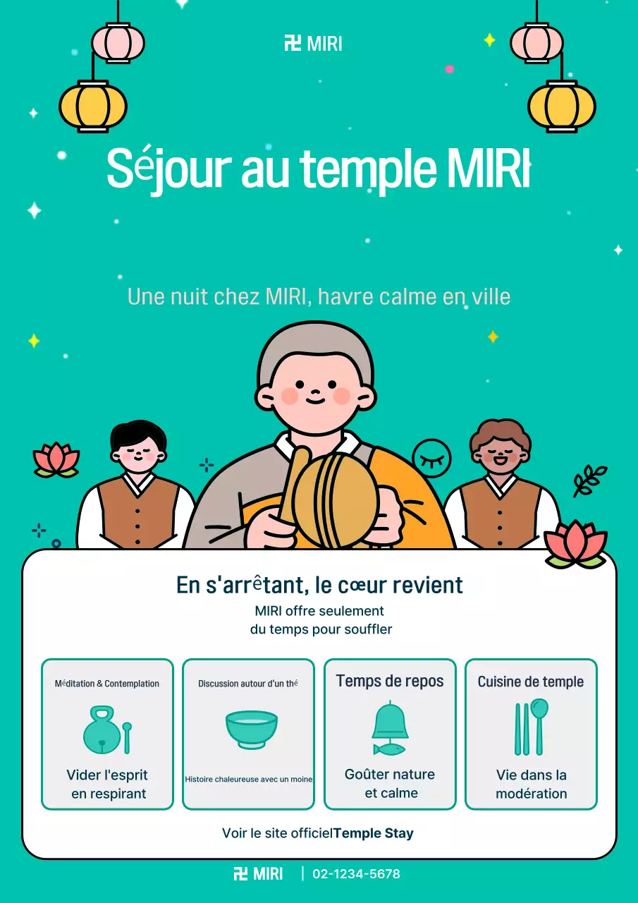 Promotion Séjour au Temple Mint Clean