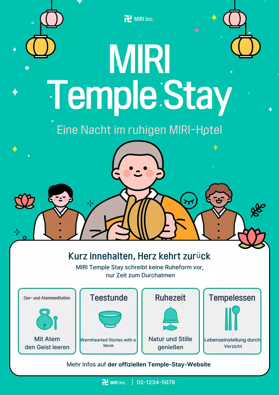 Mint Clean Temple Stay Promotion
