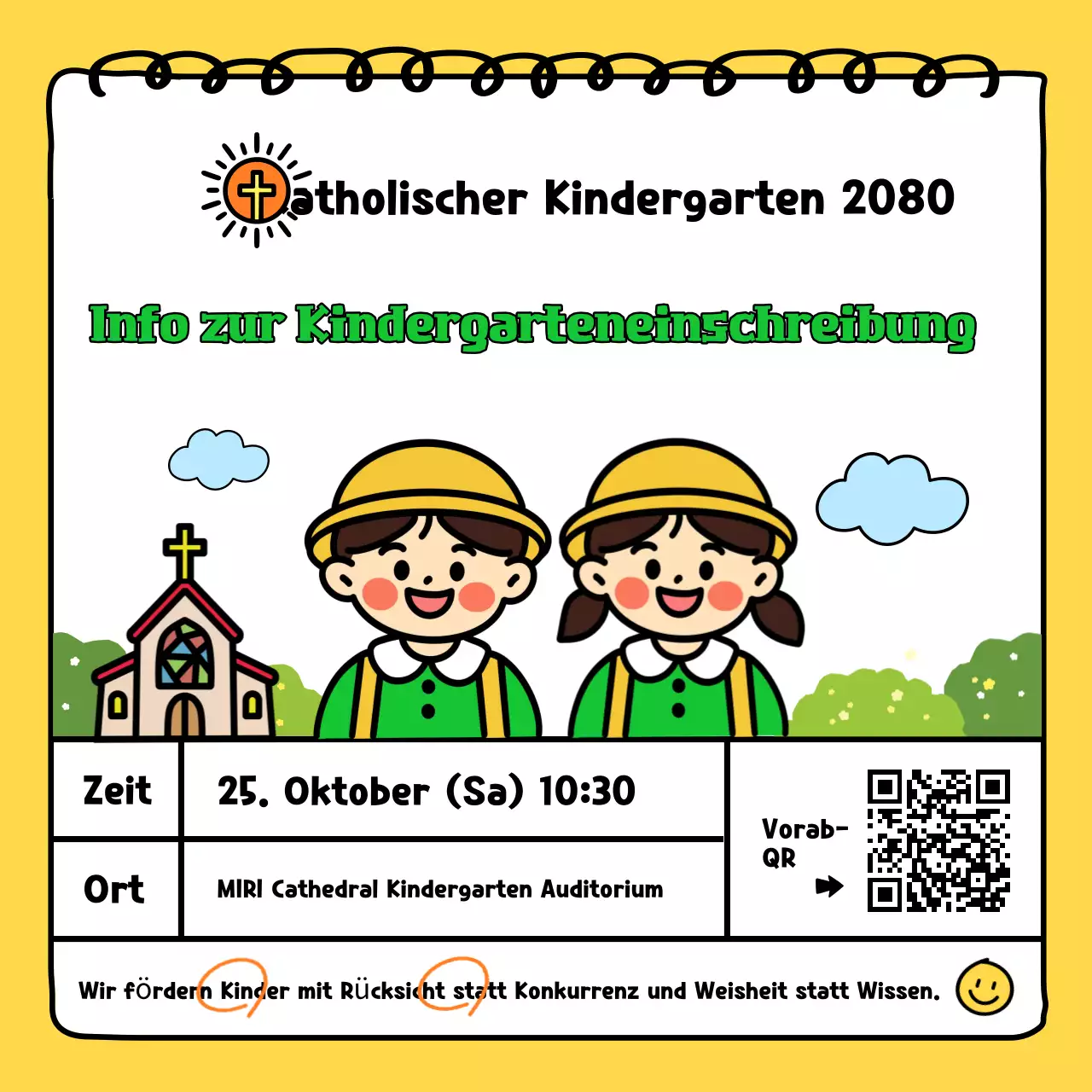 Rekrutierungsleitfaden für den gelben Babykindergarten