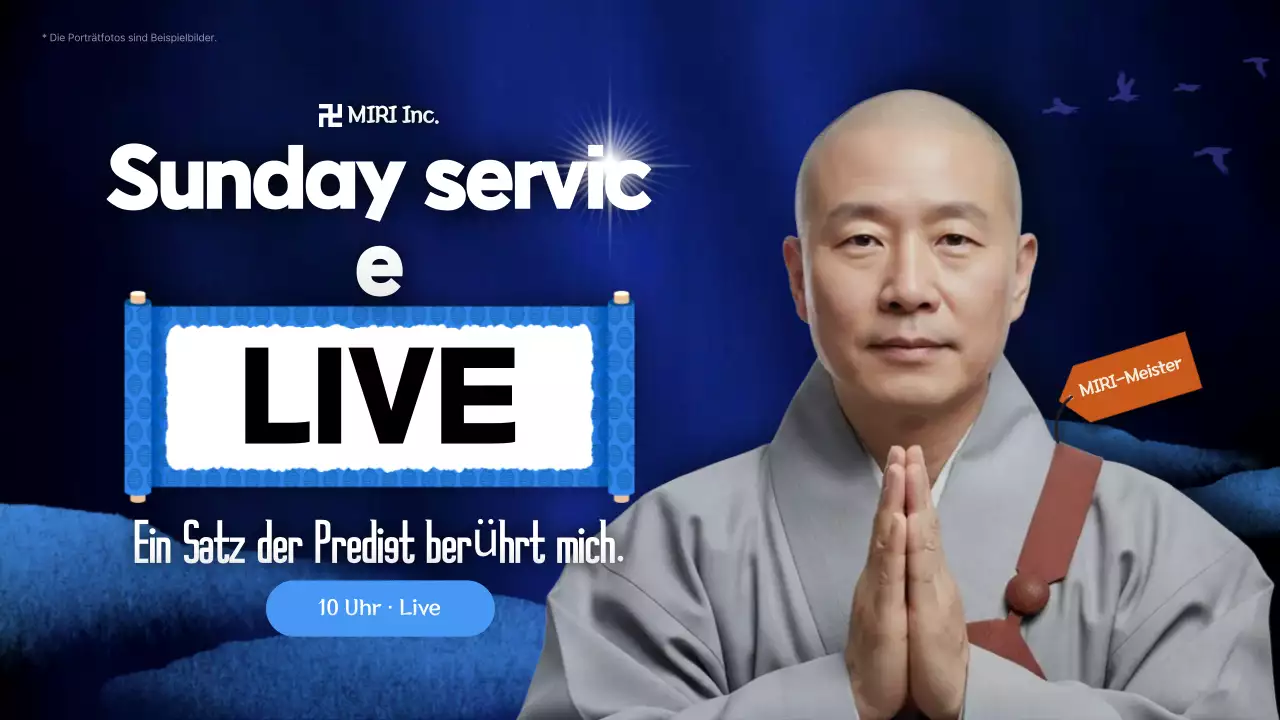 Blauer traditioneller buddhistischer Rundfunkführer