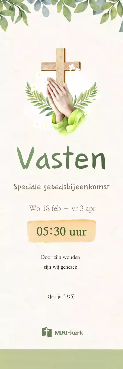 Beige Traditionele Religieuze Gids