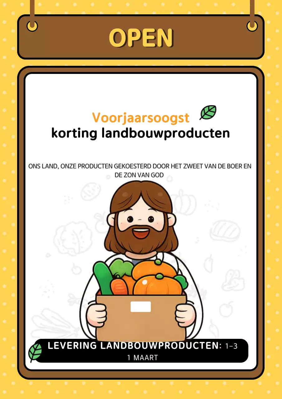 Kortingsactie voor producten van Orange Baby Farm