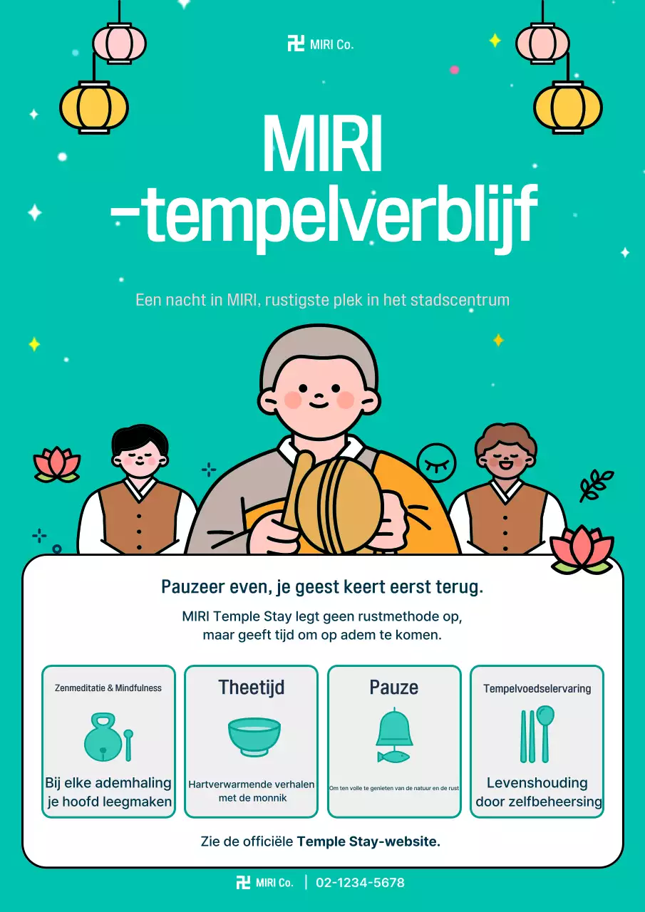 Mint Clean Temple Stay-promotie