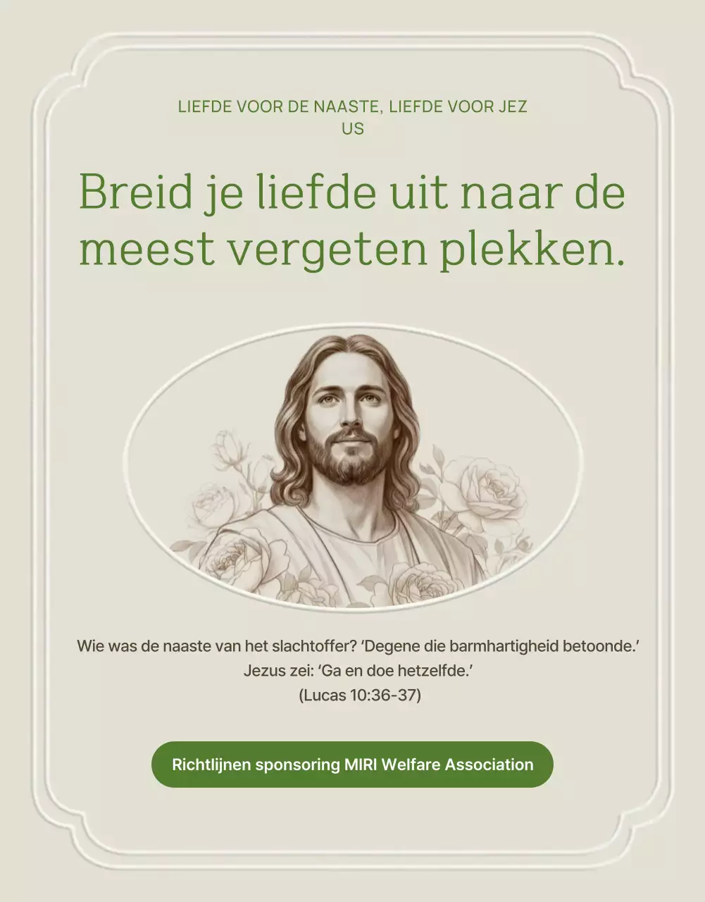 Beige Klassieke Christelijke Sponsorgids