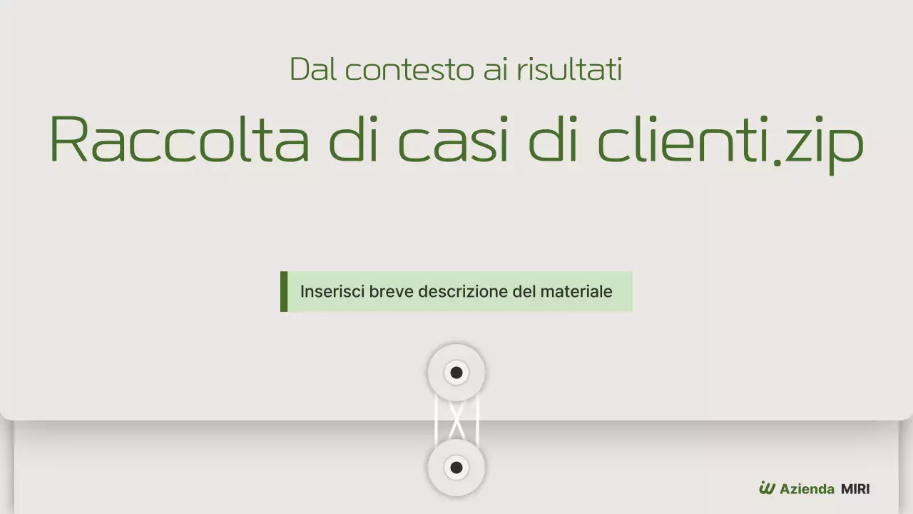 Analisi dei dati puliti ed ecologici