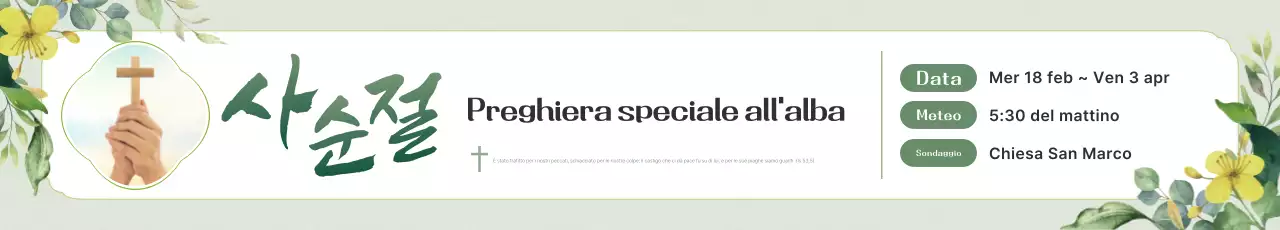 Guida al servizio di incontro di preghiera semplice verde