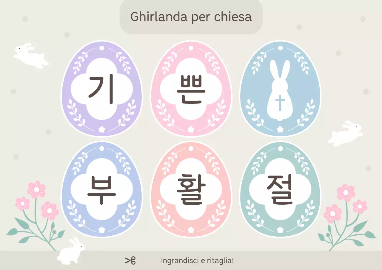 Decorazioni pasquali pastello carine