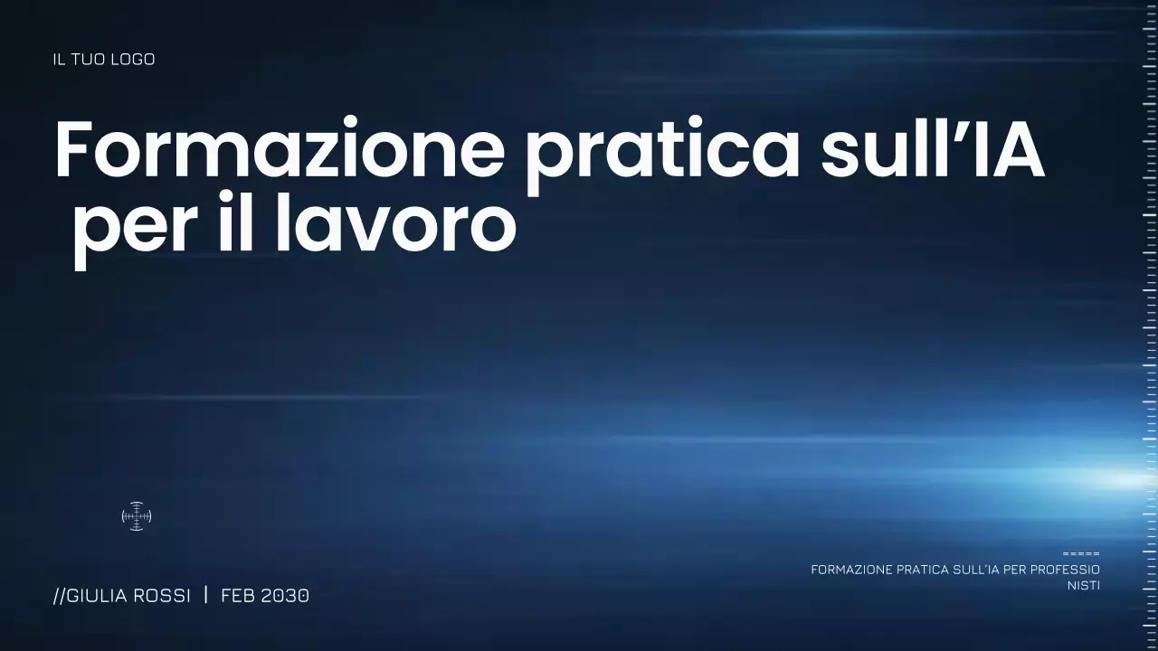 Guida al corso Blue Modern AI