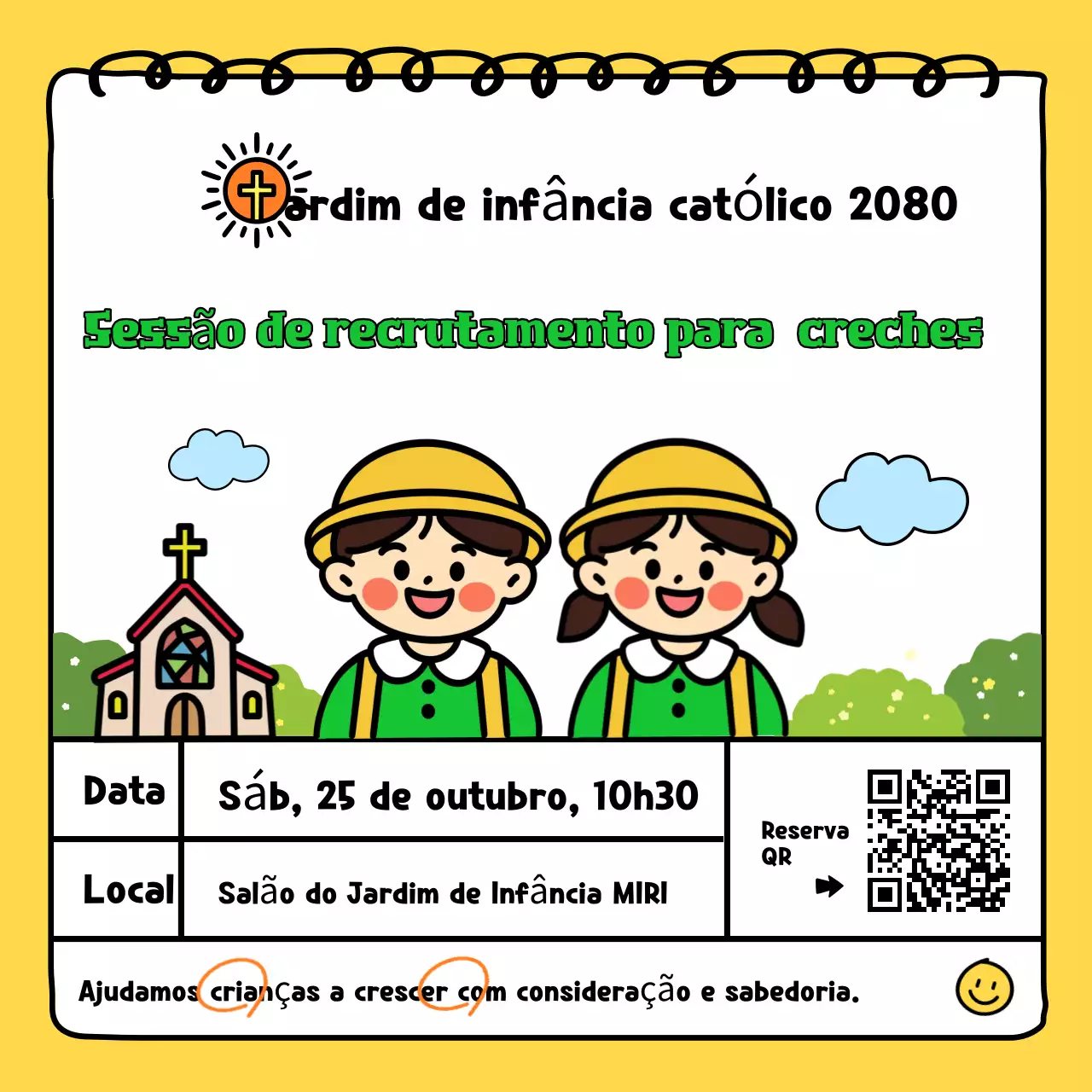Guia de Recrutamento para o Jardim de Infância Yellow Baby
