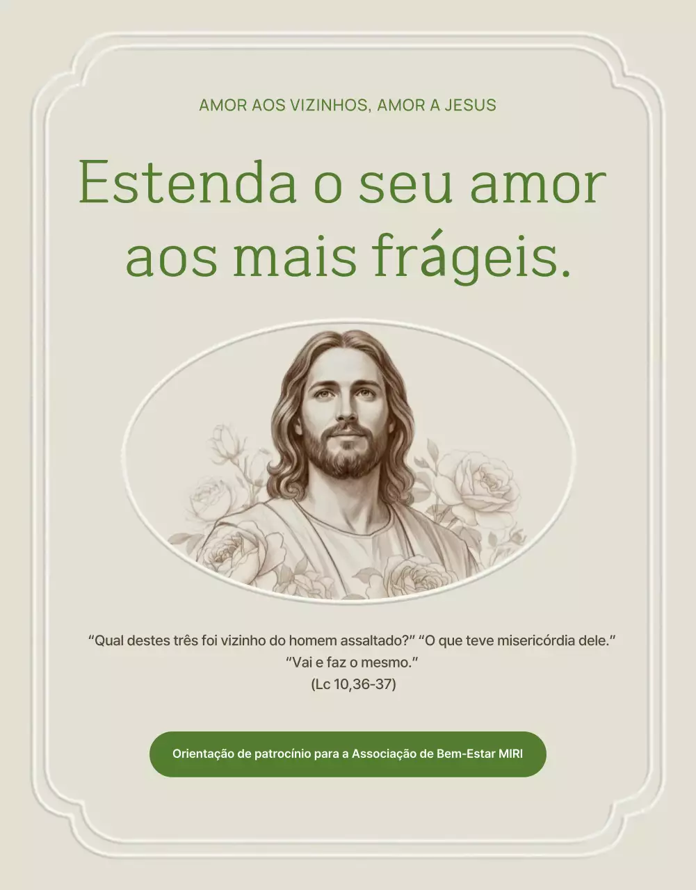 Guia de Patrocínio Cristão Clássico Bege