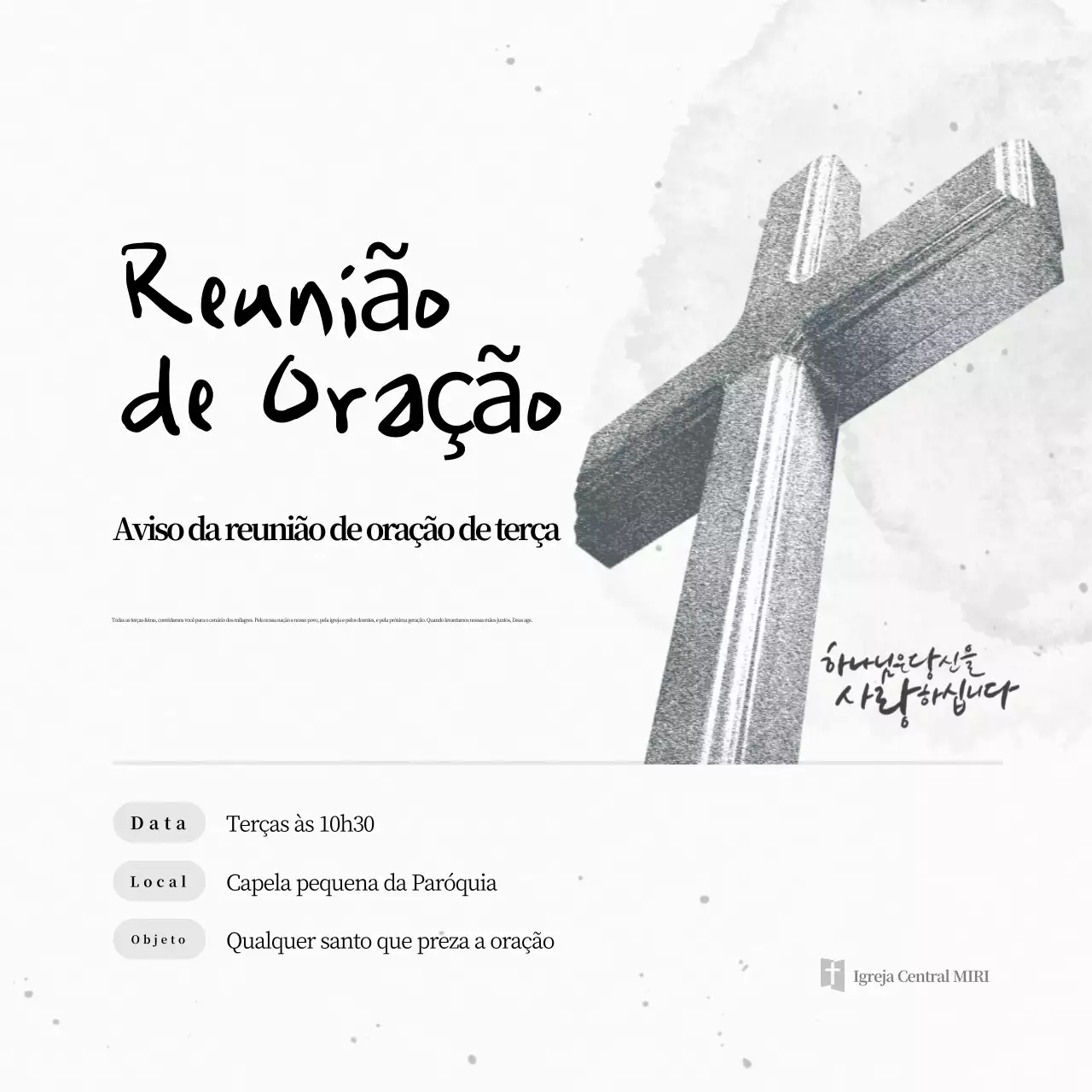 Guia Simples para Reunião de Oração Branca