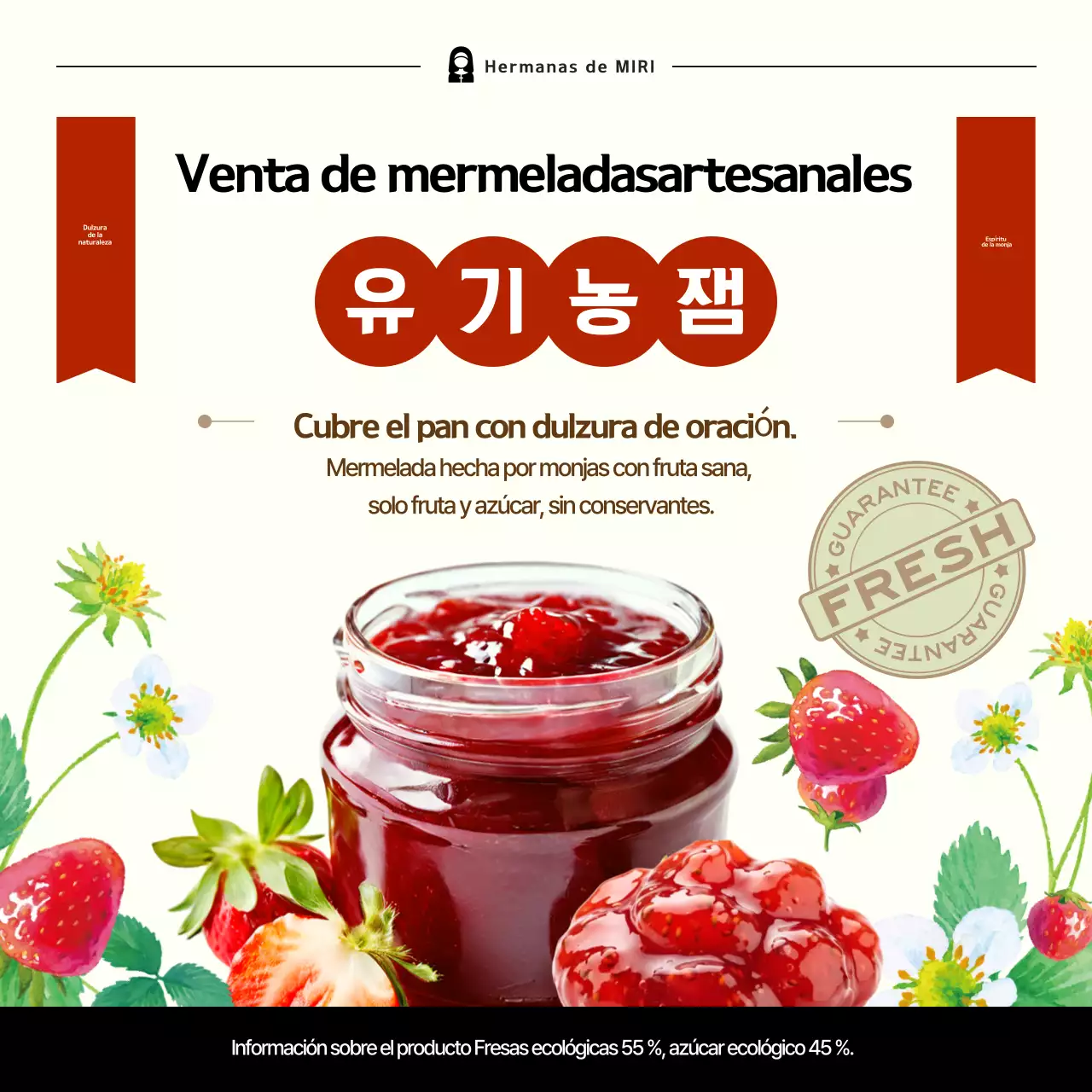 Promoción de Productos Orgánicos Tradicionales Rojos