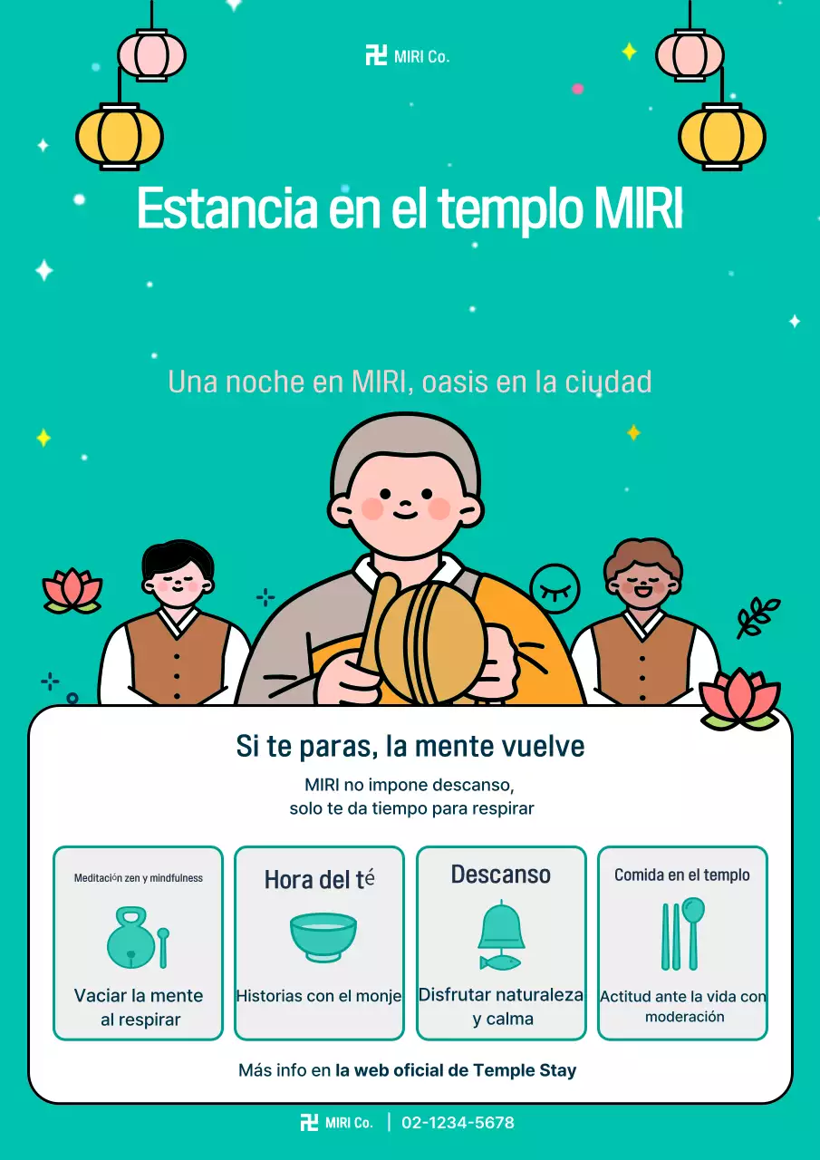 Promoción de estancia en el templo Mint Clean