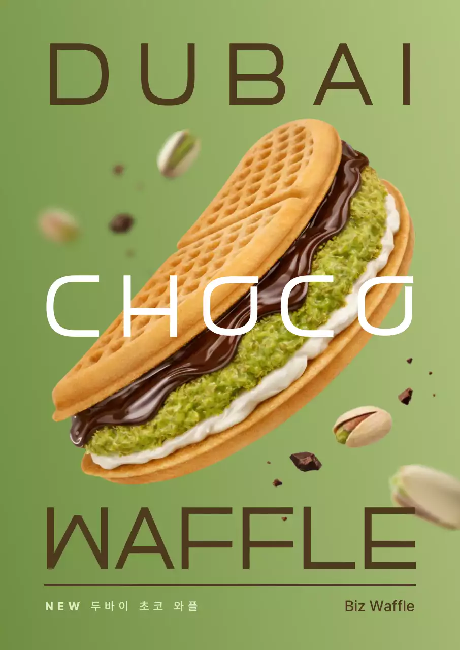 연두 모던 디저트 광고