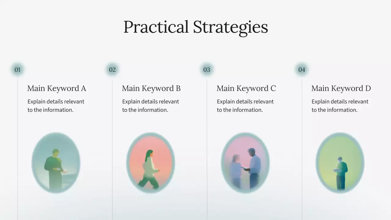 친환경 미니멀리즘 정신 건강 프레젠테이션