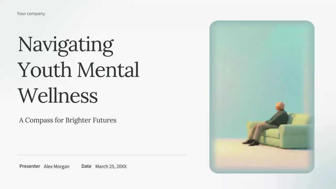 Green Minimal Mental Health Presentation