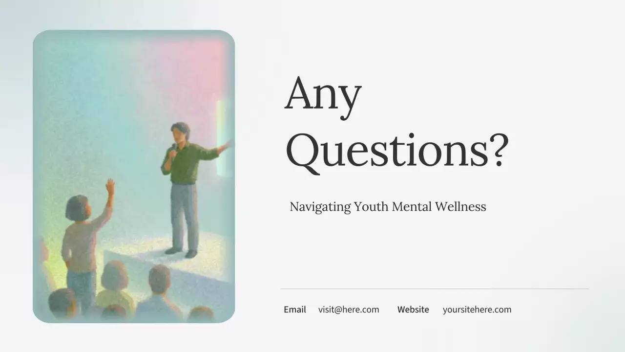 친환경 미니멀리즘 정신 건강 프레젠테이션