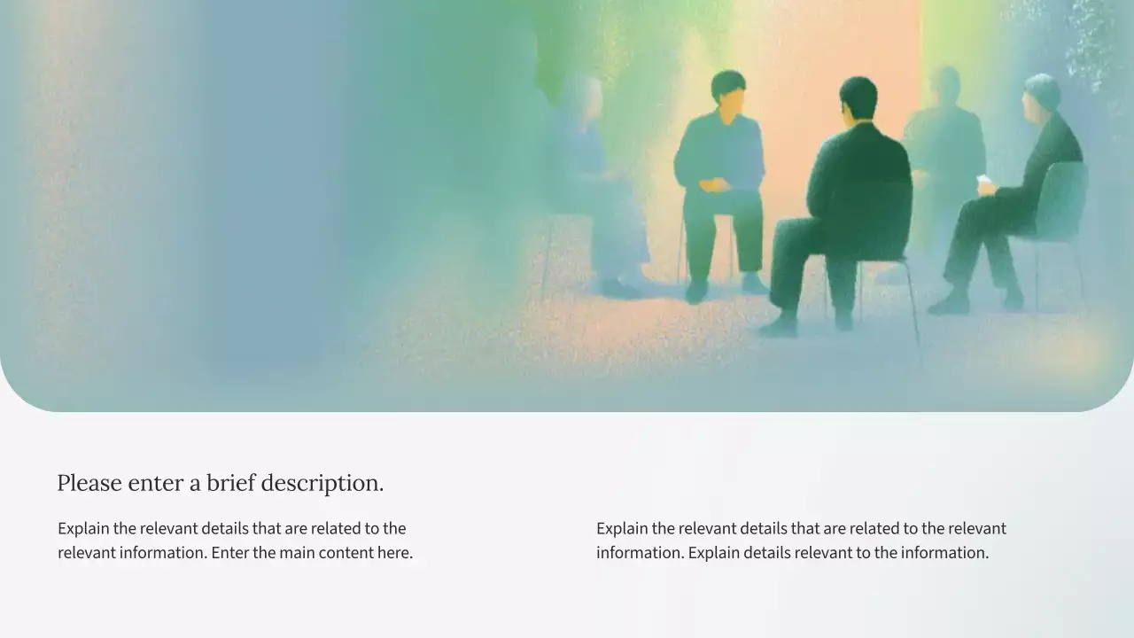 친환경 미니멀리즘 정신 건강 프레젠테이션