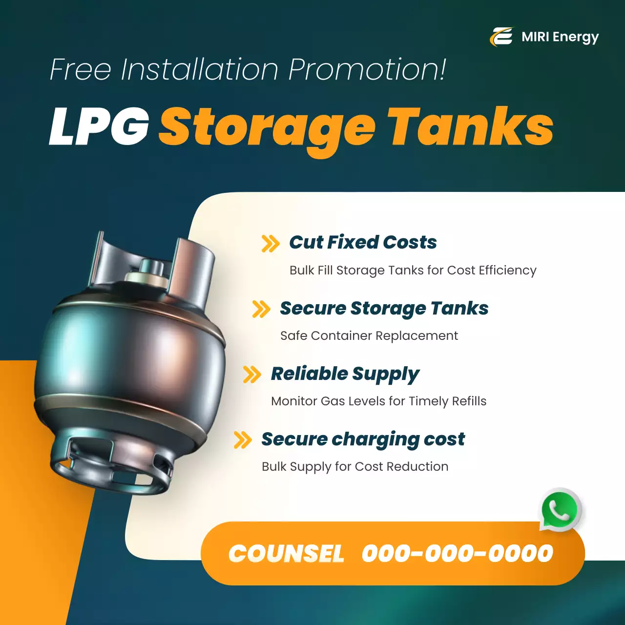 orange modern energy promotion