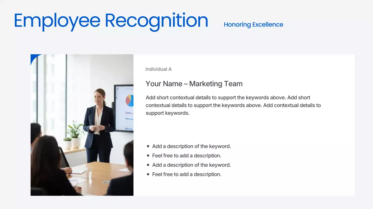 블루 프로페셔널 타운홀 미팅 프레젠테이션