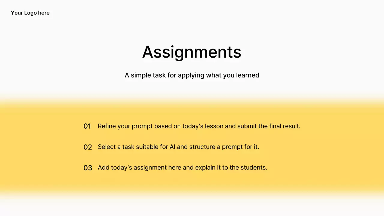 노란색 현대 AI 코스