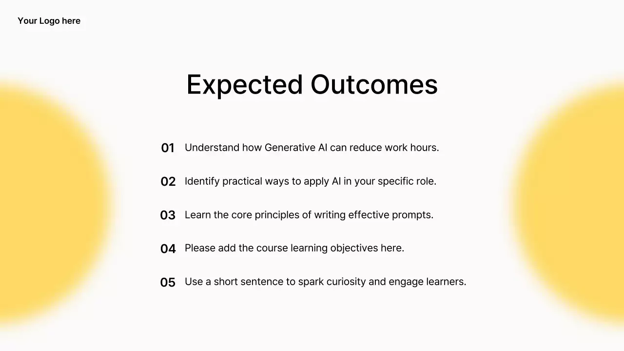 노란색 현대 AI 코스