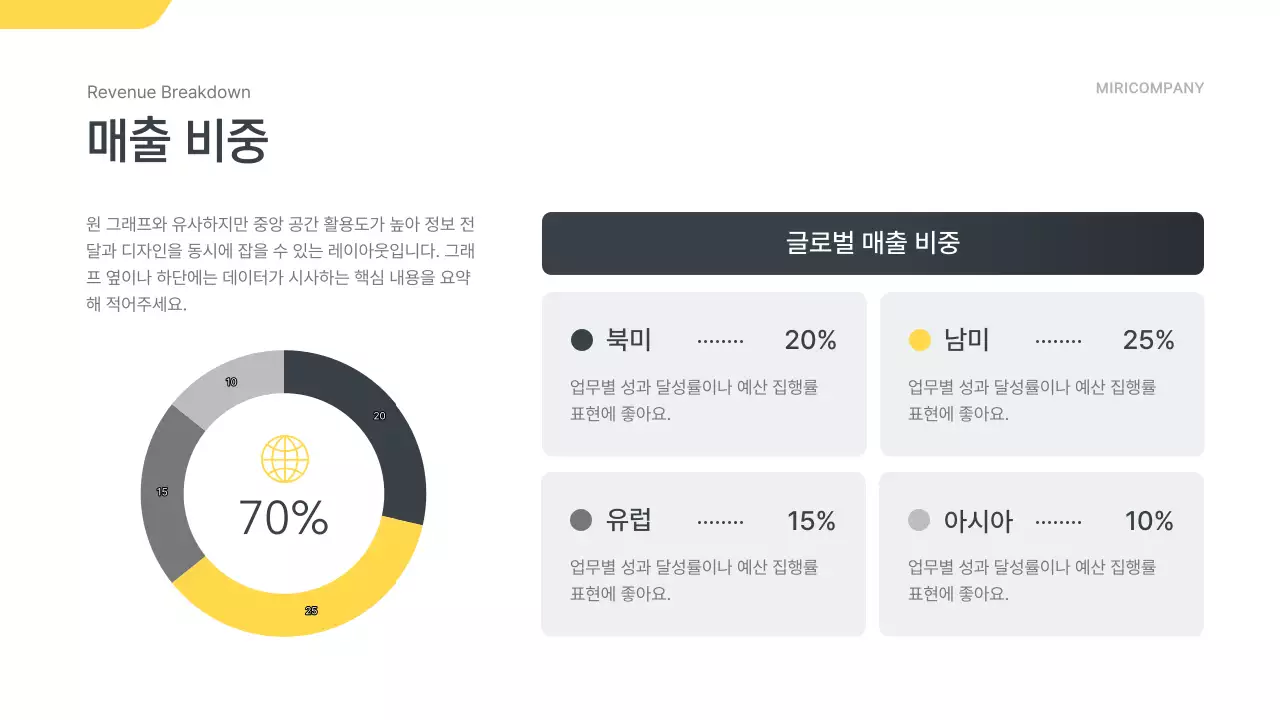 회색 모던 비즈니스 보고서