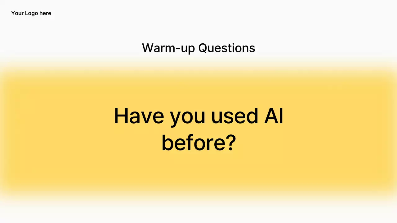 노란색 현대 AI 코스