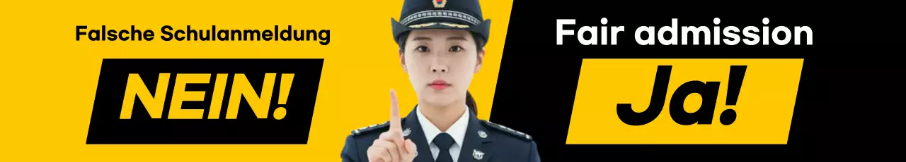 Gelbe Kampagne für saubere Bildung