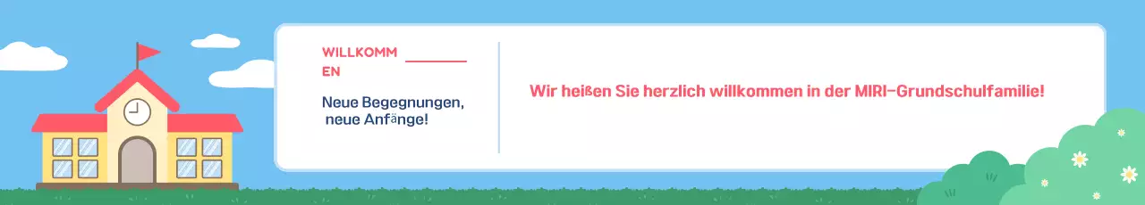 Sky Blue Simple School Promotion