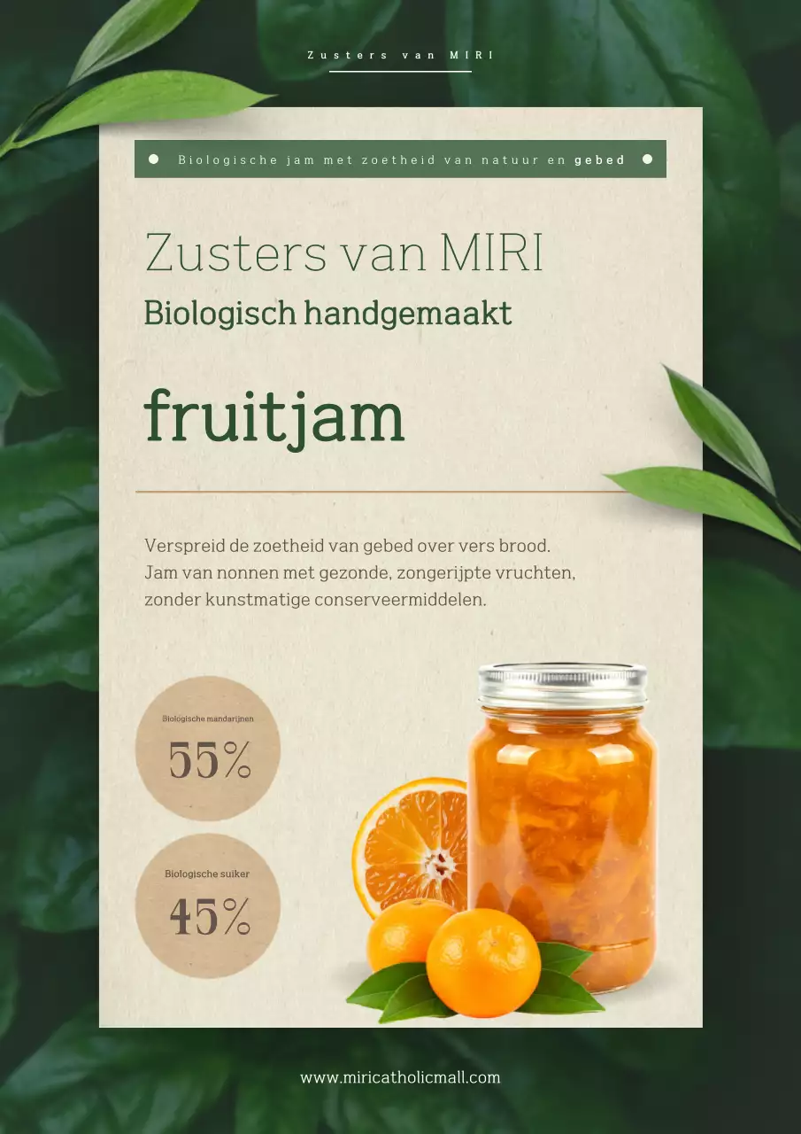 Groene, eenvoudige, biologische advertentie