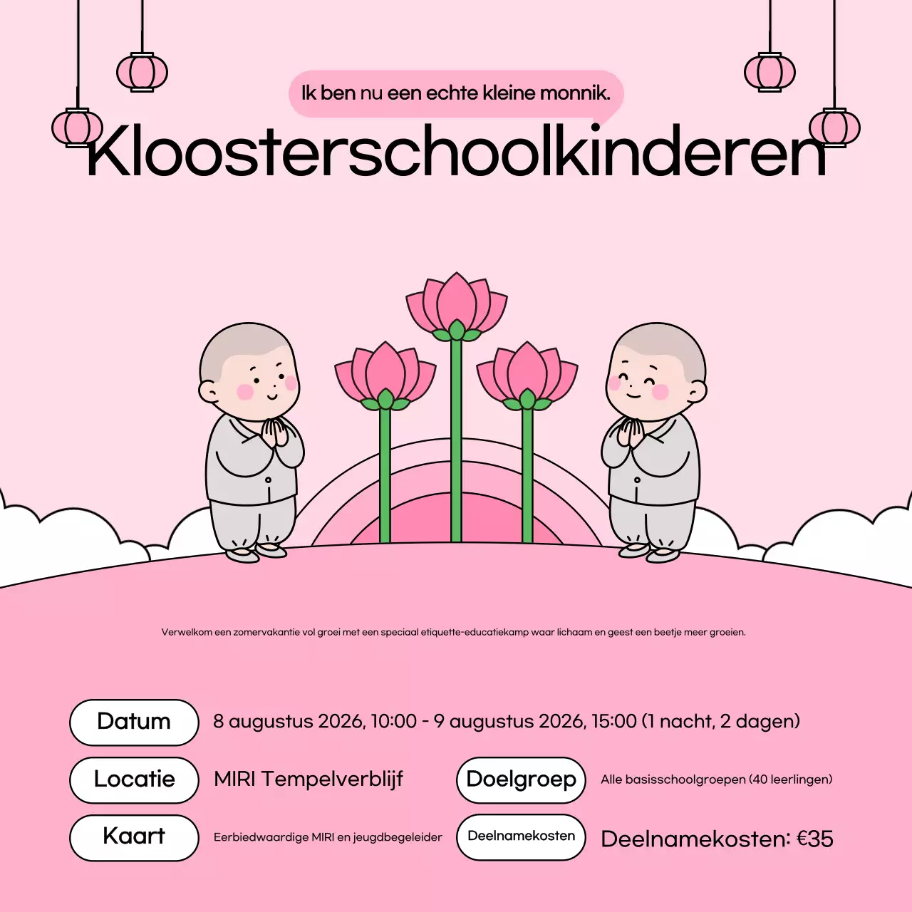 Roze Baby Zomer Vakantiegids