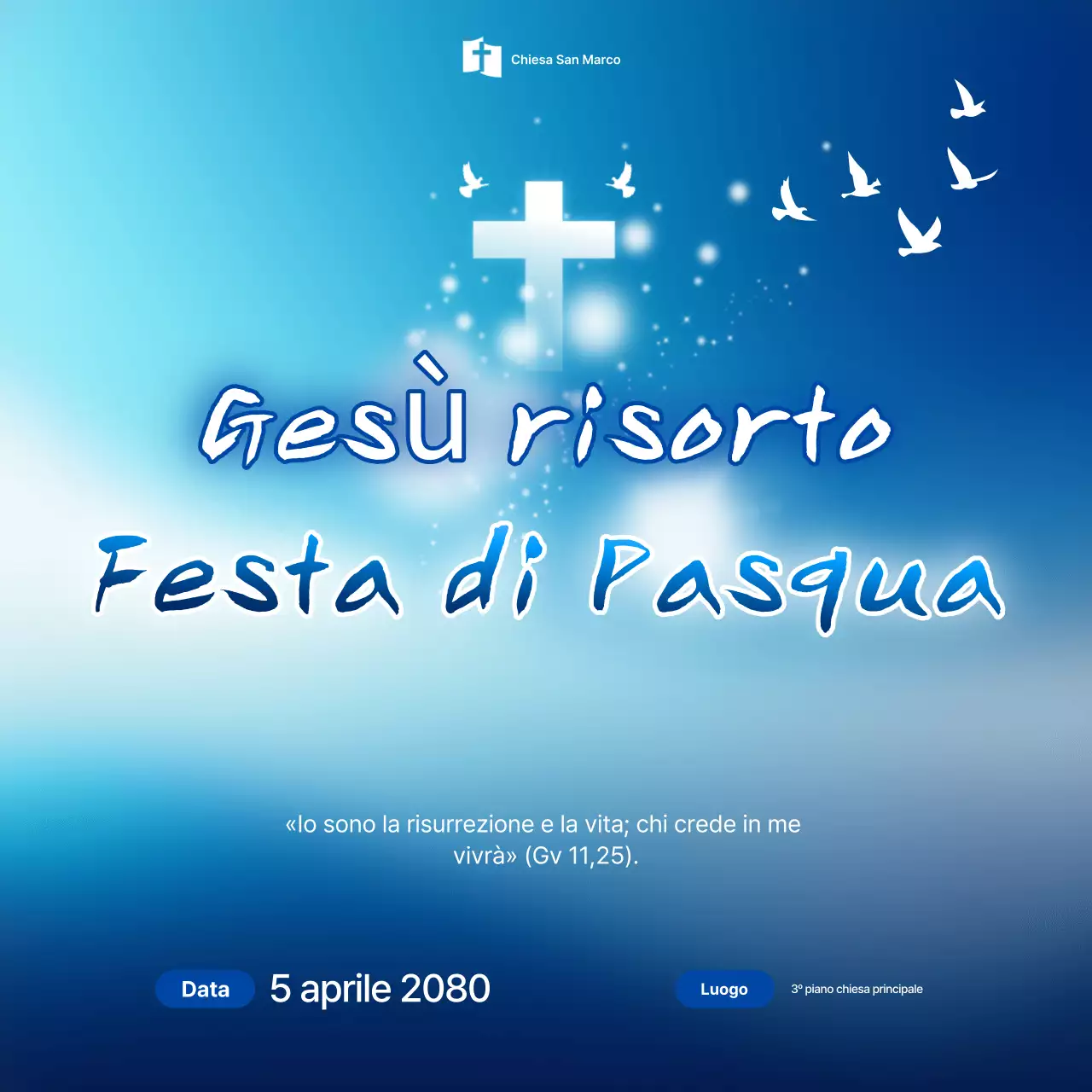 Guida semplice al servizio pasquale azzurro cielo