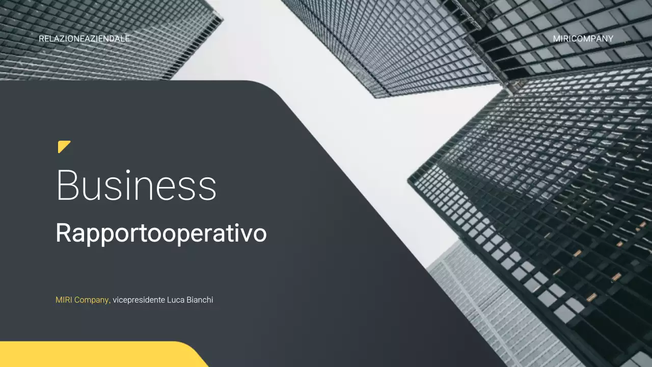 Rapporto aziendale moderno grigio