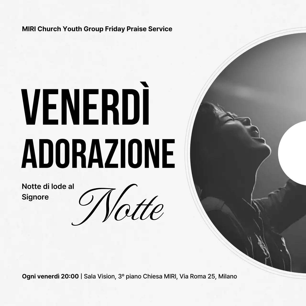 Guida al culto pulito in bianco e nero