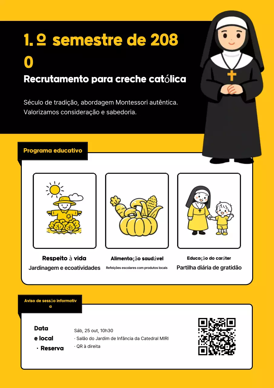 Recrutamento para Educação Tradicional Amarela
