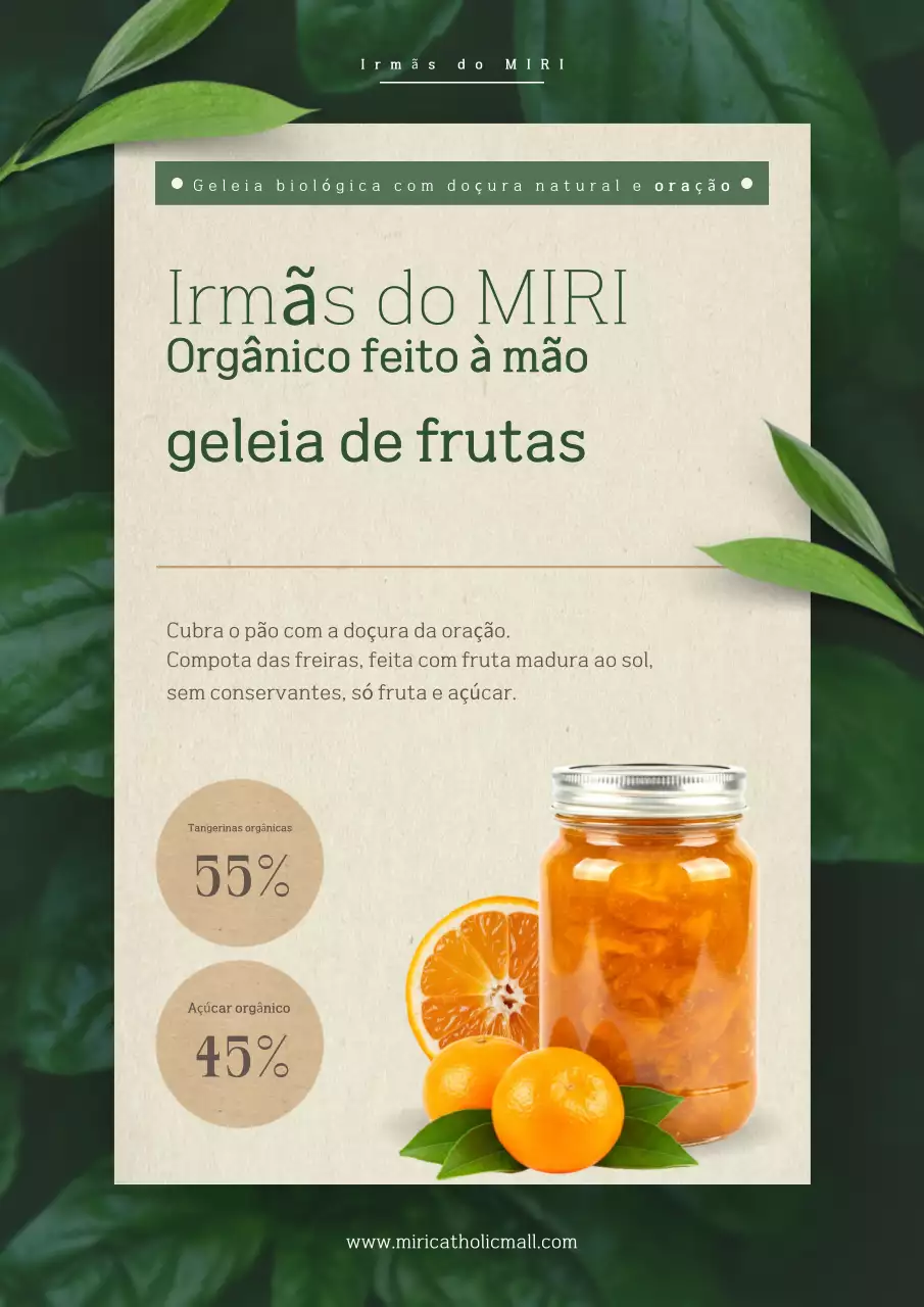 Anúncio Verde, Simples e Orgânico