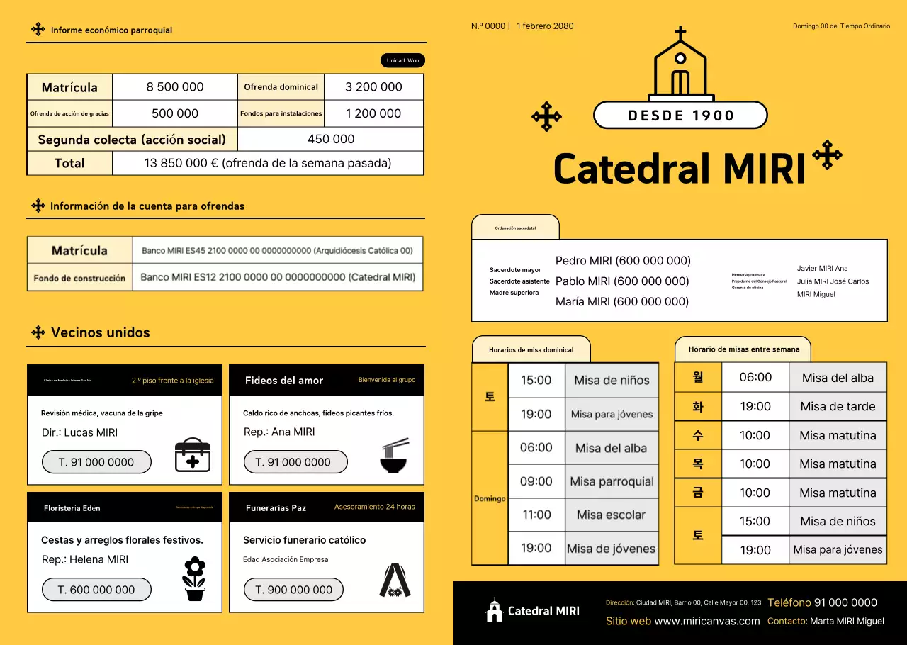 Guía Amarilla Simple de la Catedral