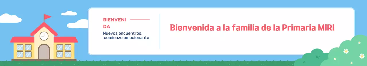 Promoción Escolar Simple Azul Cielo