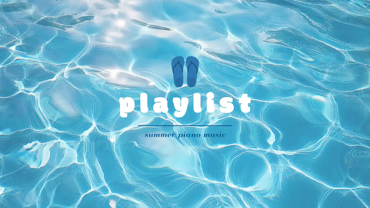 하늘색 미니멀 여름 플레이리스트