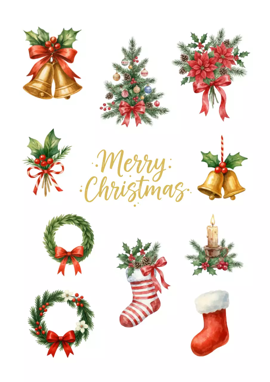 초록 빈티지 크리스마스 인테리어