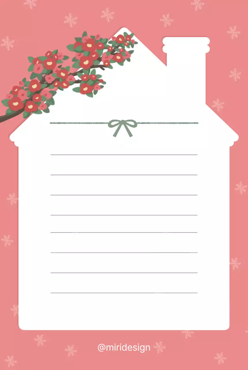 핑크 아기자기한 다이어리 메모지