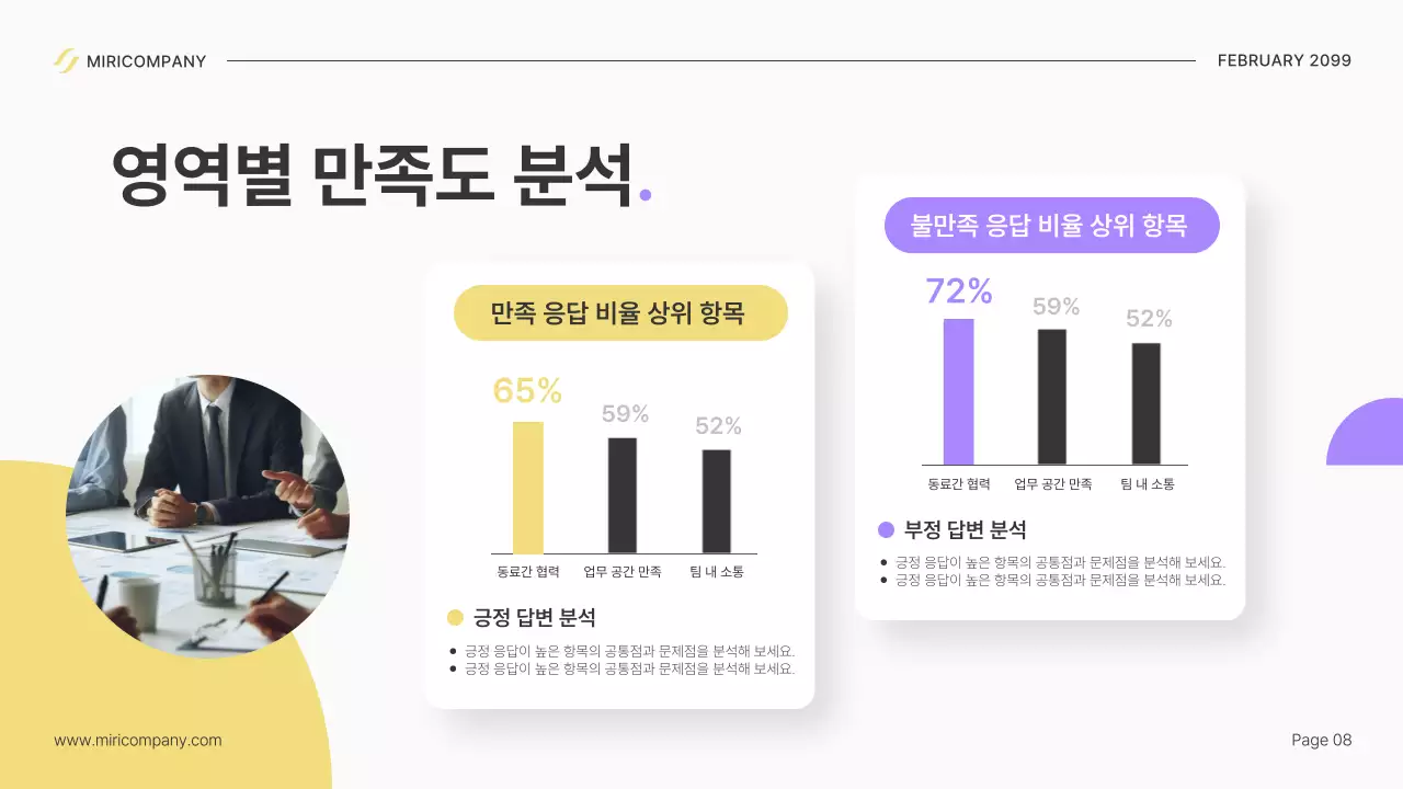 베이지 모던 조직문화 개선 설명