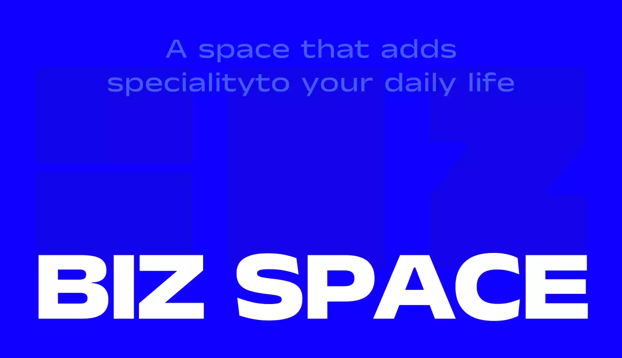 파랑 모던 공간 광고