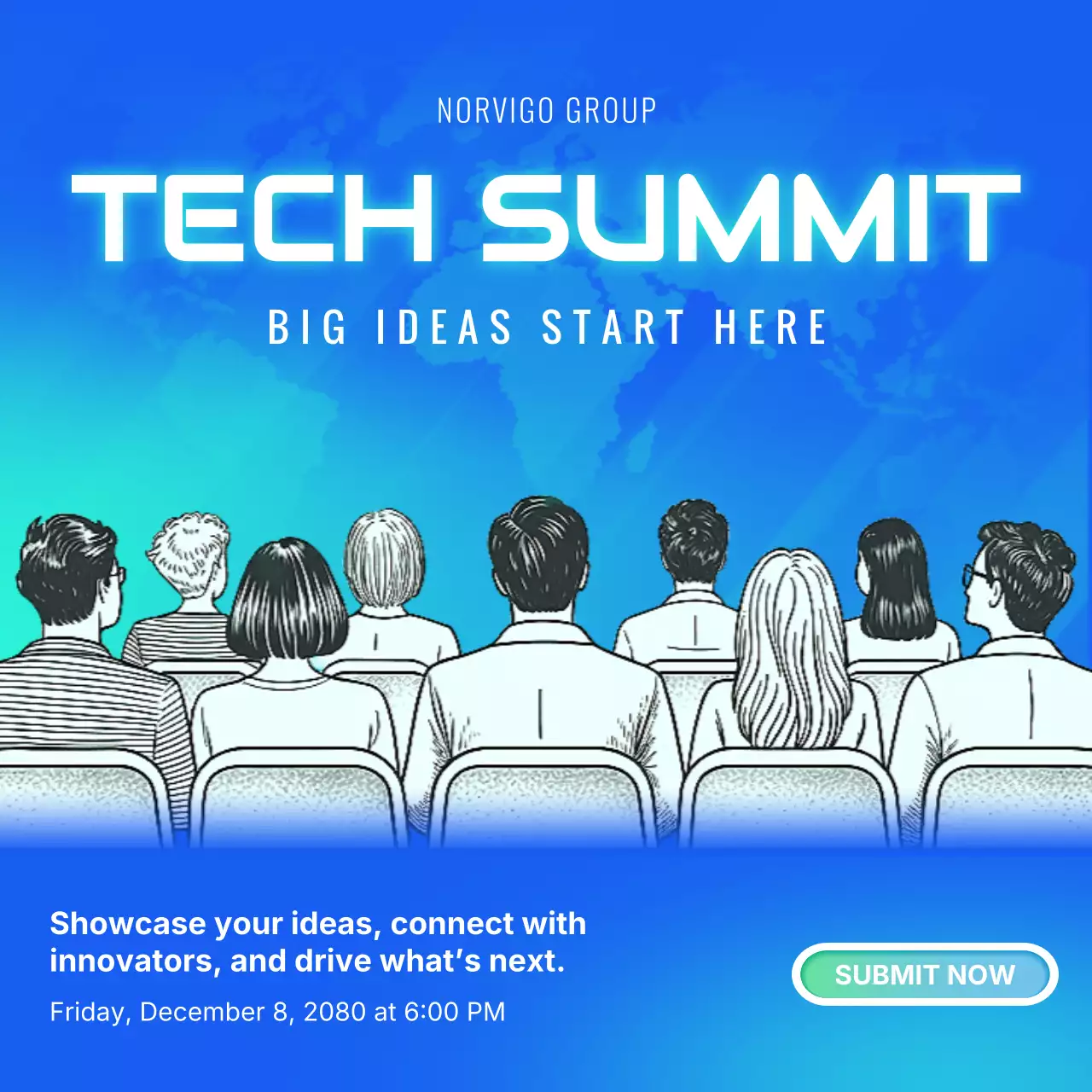 Thư mời tham dự Hội nghị Công nghệ Hiện đại màu be và đỏ