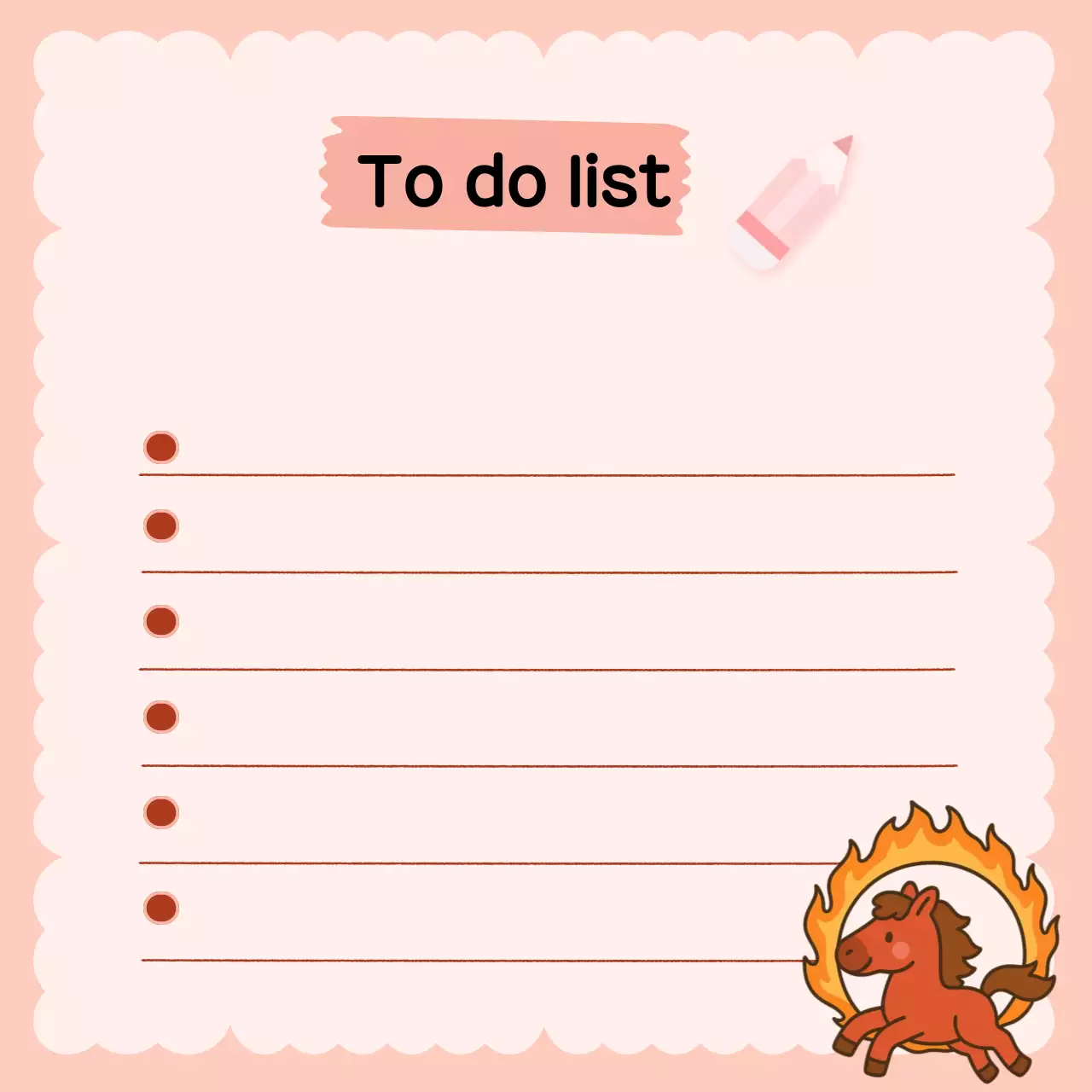 2026년 말띠 할 일 목록