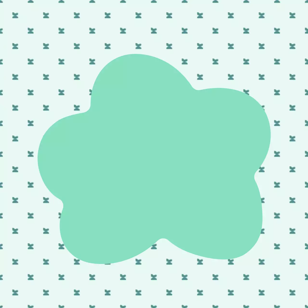 민트 단순 패턴 포토프레임