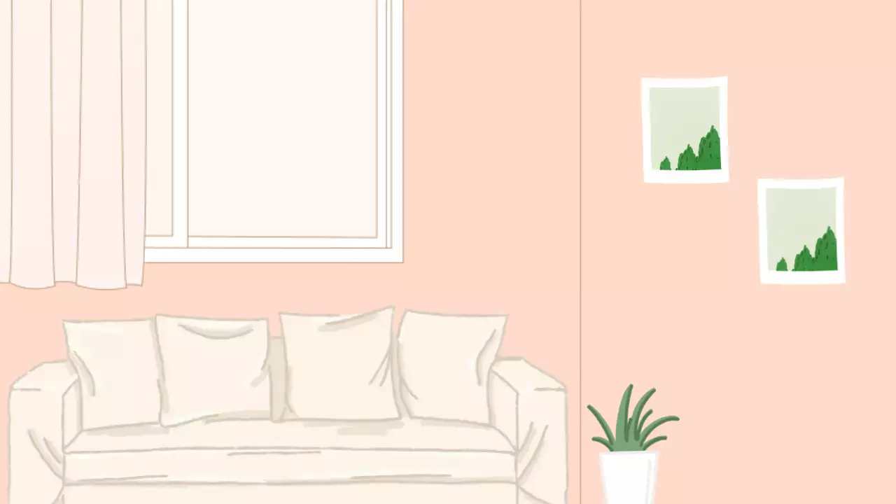 シンプルなピンクのインテリアプランで温かみのある家を実現