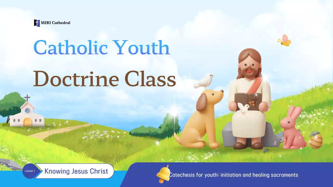 Giáo dục tôn giáo cho bé gái màu xanh da trời