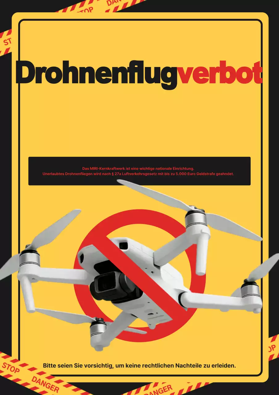 Informationen zu Drohnenflugverbotszonen